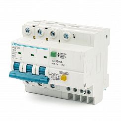 Дифавтомат ESQ АВДТ63S-6 С 3P+N 30G 16А 30мА 6кА