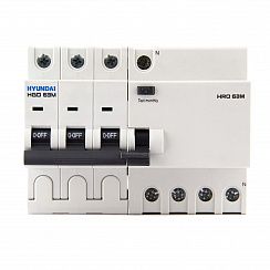 Дифавтомат HRO63M 3NG4C0000C G 3P+N 16A 6кА 30мА