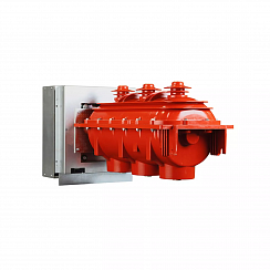 Элегазовый выключатель ESQ FLNR36-12D/630-20-E0-KFP-FP0-GPM-BD-VI-PD-PC-PE (12кВ, 630А,20кА,держ. пред, эл.привод E0,кожух и л.панельKFP-FP0,датч.SF6,инд.напр.,бл.дв.,эл.маг.бл.PD иPC,ниж.зазем)