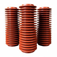 Опорные изоляторы с емкостным делителем 35кВ ESQ S (3 шт.) (h=320мм, d1=100мм, d2=80мм, 2 отверстия под M10)