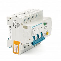 Дифавтомат ESQ АВДТ63S-6 С 3P+N 30G 16А 30мА 6кА