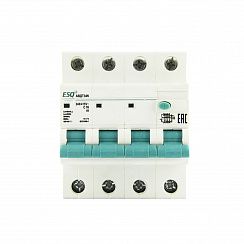 Дифавтомат ESQ АВДТ-34N M 3P+N 32А 30мА 6кА